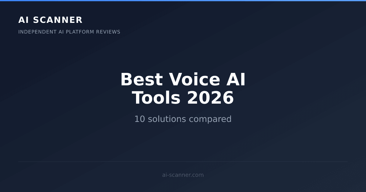 Best AI Voice AI Tools 2026 | AI Scanner