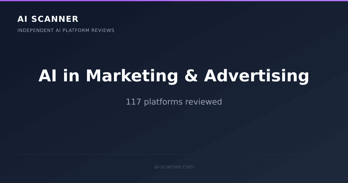 Best AI Tools for Marketing & Advertising 2026: 117 Ranked | AI Scanner