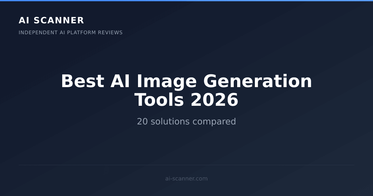 Best AI AI Image Generation Tools 2026 | AI Scanner