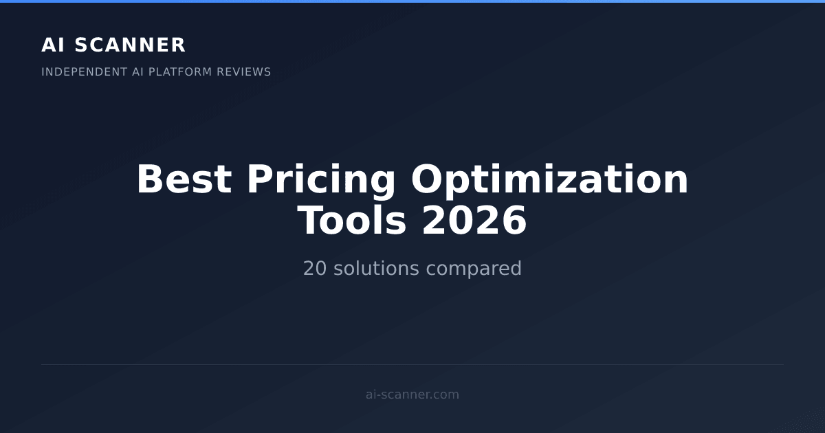 Best AI Pricing Optimization Tools 2026 | AI Scanner