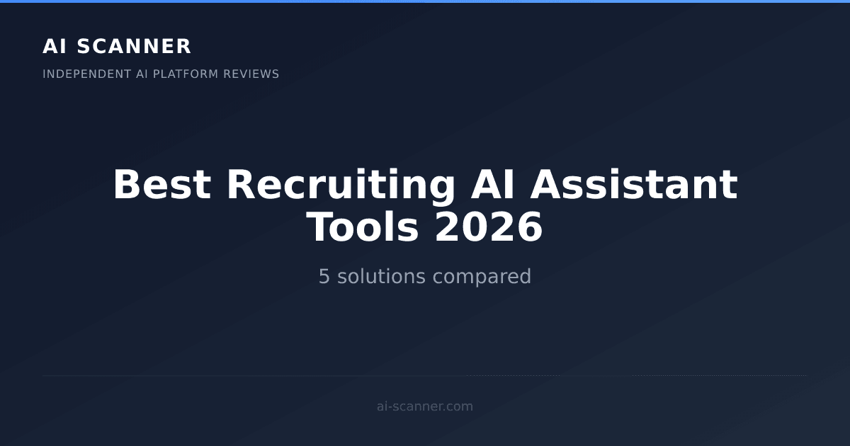 Best AI Recruiting AI Assistant Tools 2026 | AI Scanner