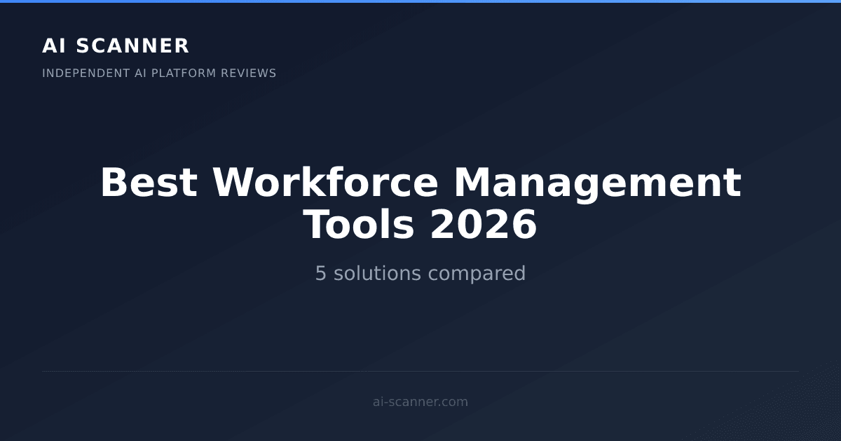 Best AI Workforce Management Tools 2026 | AI Scanner