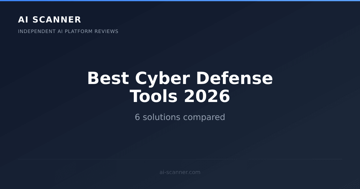Best AI Cyber Defense Tools 2026 | AI Scanner