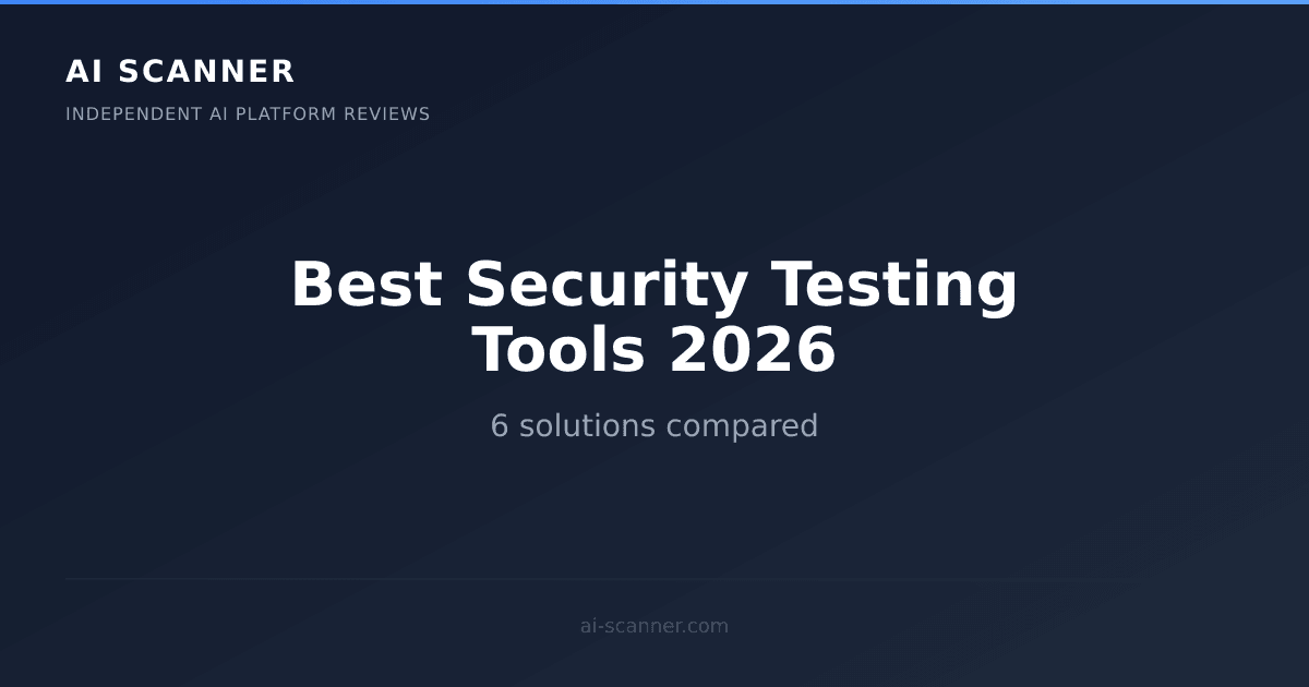 Best AI Security Testing Tools 2026 | AI Scanner
