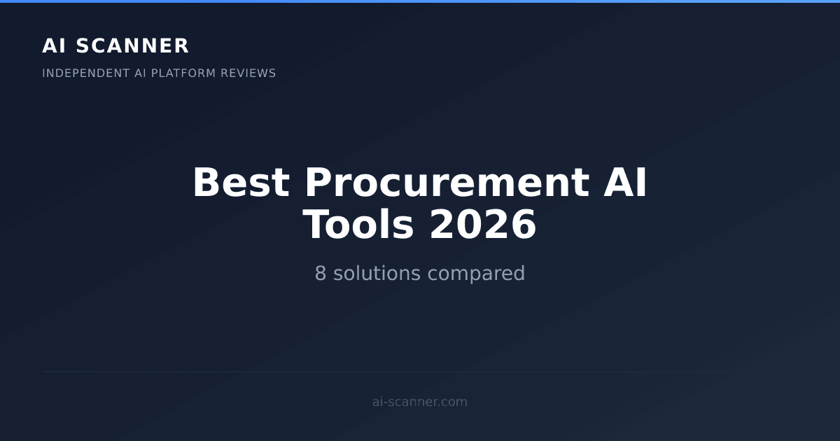 Best AI Procurement AI Tools 2026 | AI Scanner