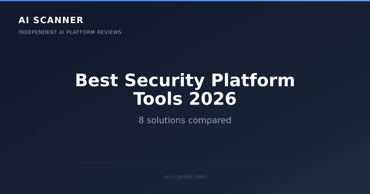 Best AI Security Platform Tools 2026 | AI Scanner